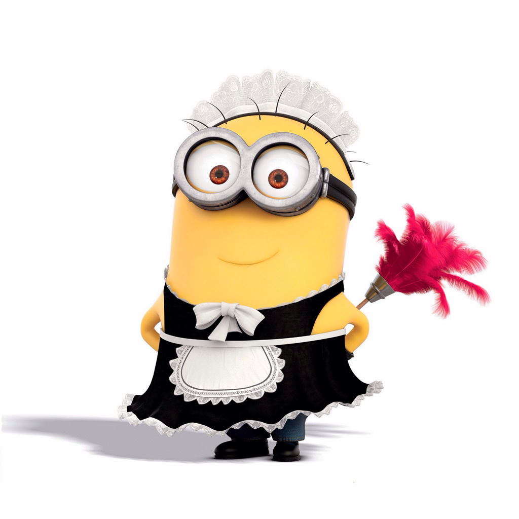 Free Download Cute Minion Maid Ipad Wallpaper Download Iphone Images, Photos, Reviews