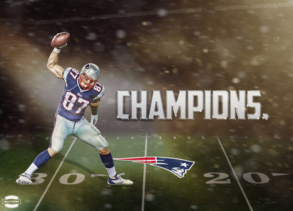 New England Patriots Champions Wallpaper By Newtdesigns On