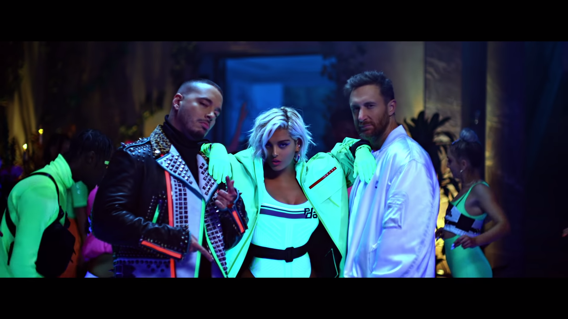 J Balvin Bebe Rexha And David Guetta Star In Say My Name Video