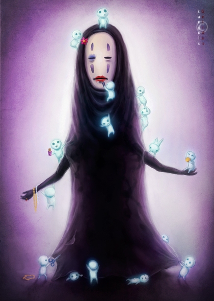 Spirited Away No Face Wallpaper A Collection Of On