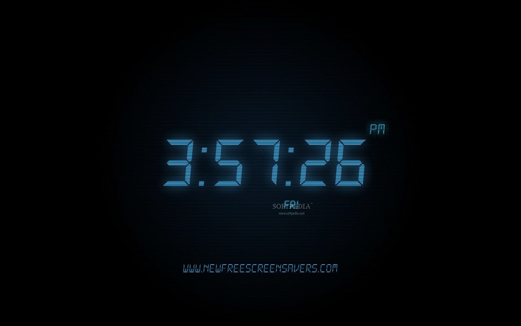 free download digital clock with seconds