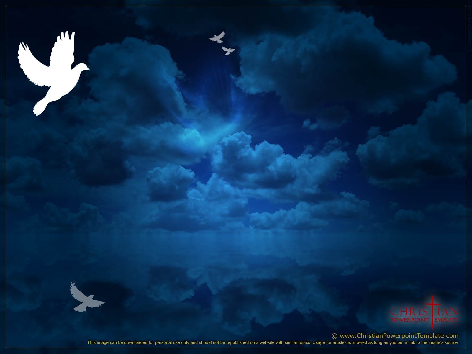 Wallpaper Background Dove Flying Sky Coloring Christian Background