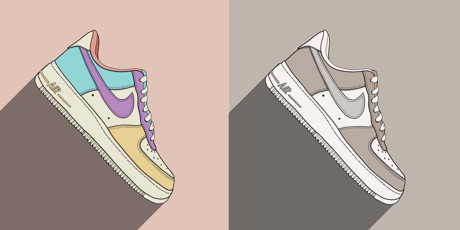 Cartoon Shoe Picture Wallpaper