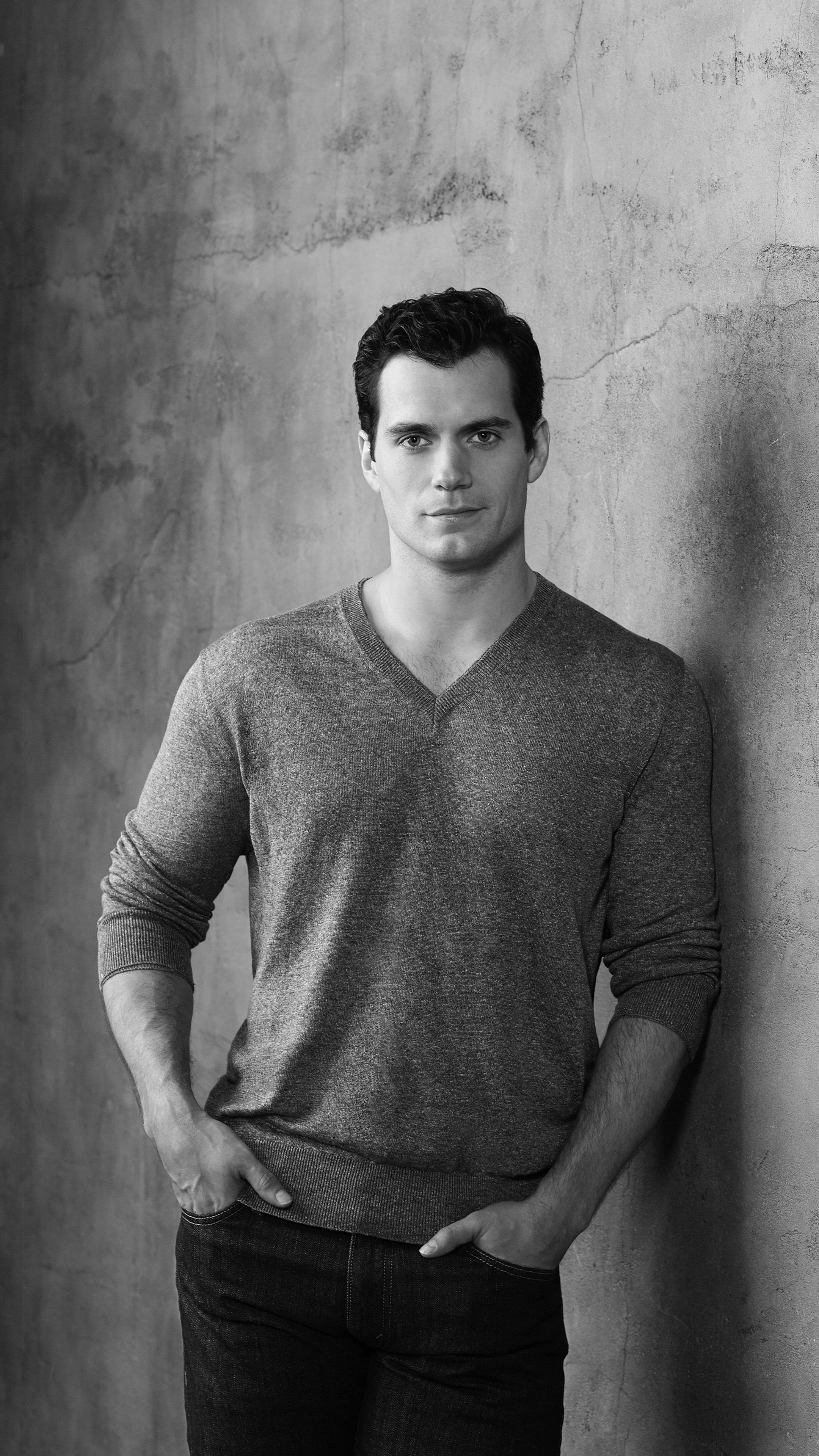 Henry Cavill Monochrome Sony Xperia X Xz Z5 Premium HD Wallpaper