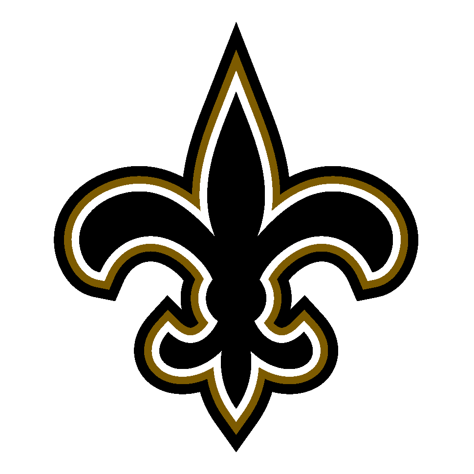 new orleans saints logo Video: saints celebrate win over The bears with ...