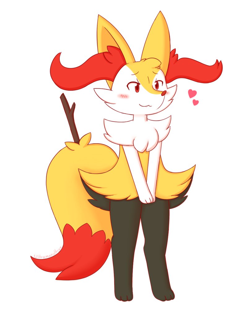 Braixen Love By Chabooey1