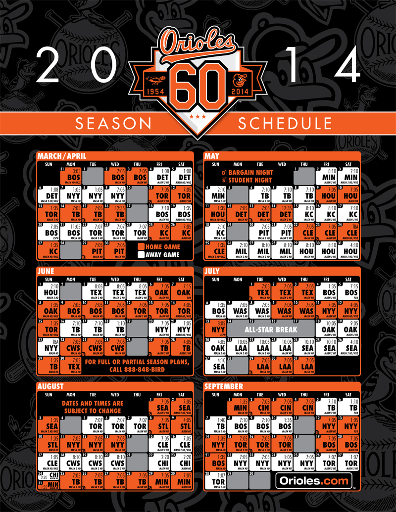 Orioles Schedule Related Keywords Suggestions