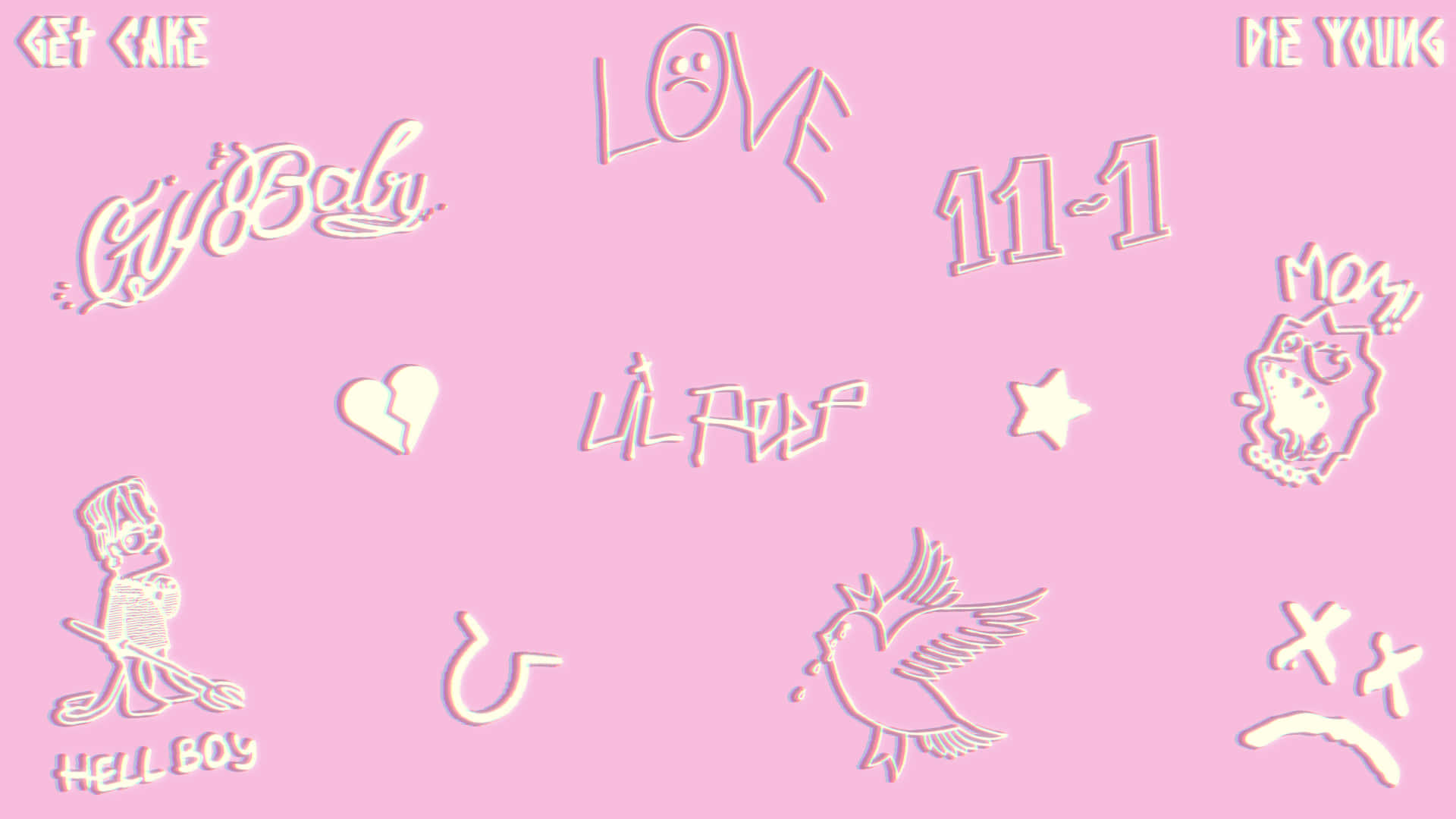 Lil Peep Background Wallpaper