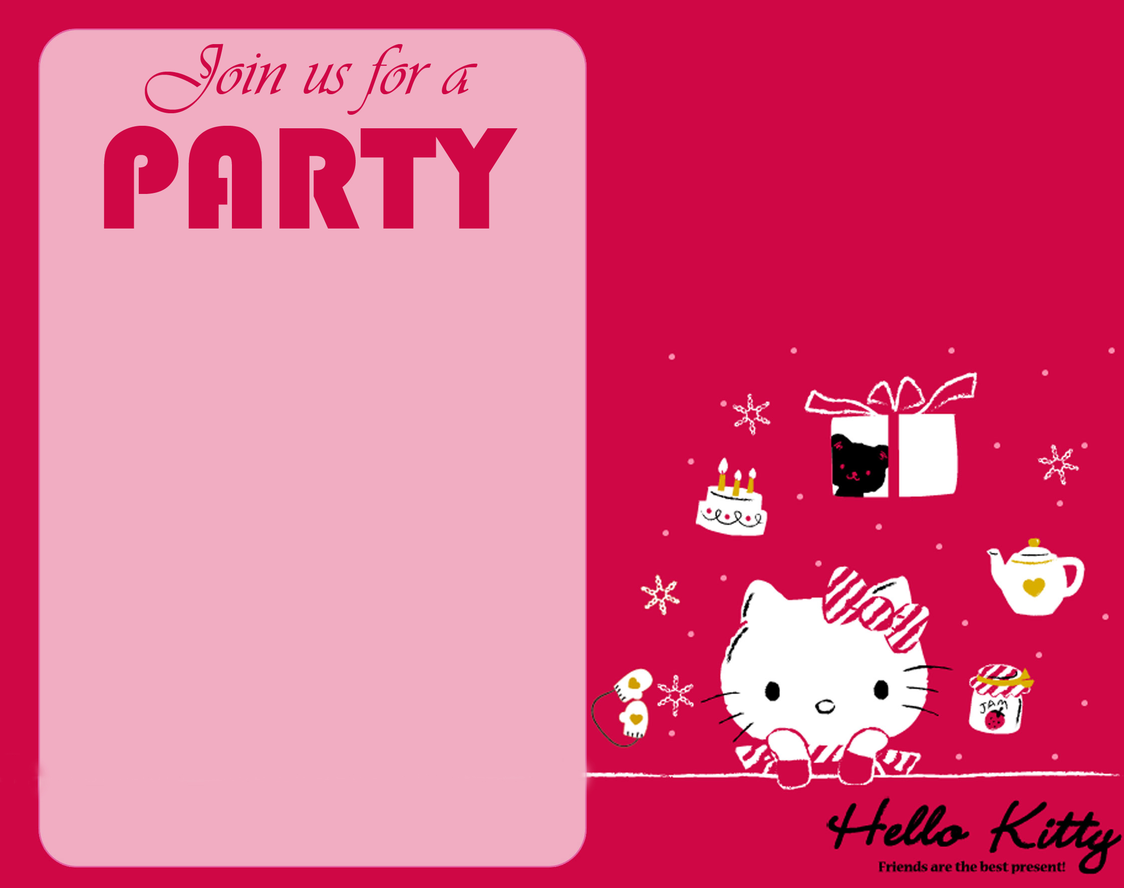 Free download Free Hello Kitty Wallpaper for Party Invitation Card Design  HD [2244x1772] for your Desktop, Mobile & Tablet | Explore 23+ Birthday  Invitation Wallpapers | Happy Birthday Wallpaper, Birthday Background, Free Birthday  Wallpaper
