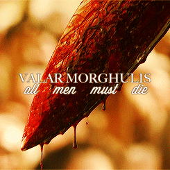 Valar Morghulis Game Of Thrones Fan Art