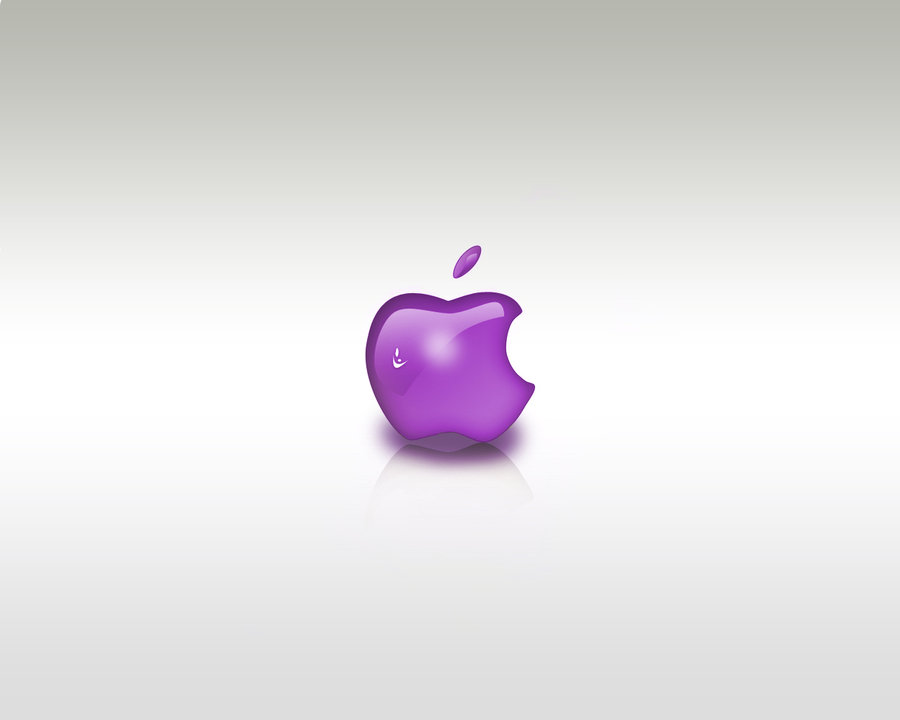 Apple Wallpaper Purple By