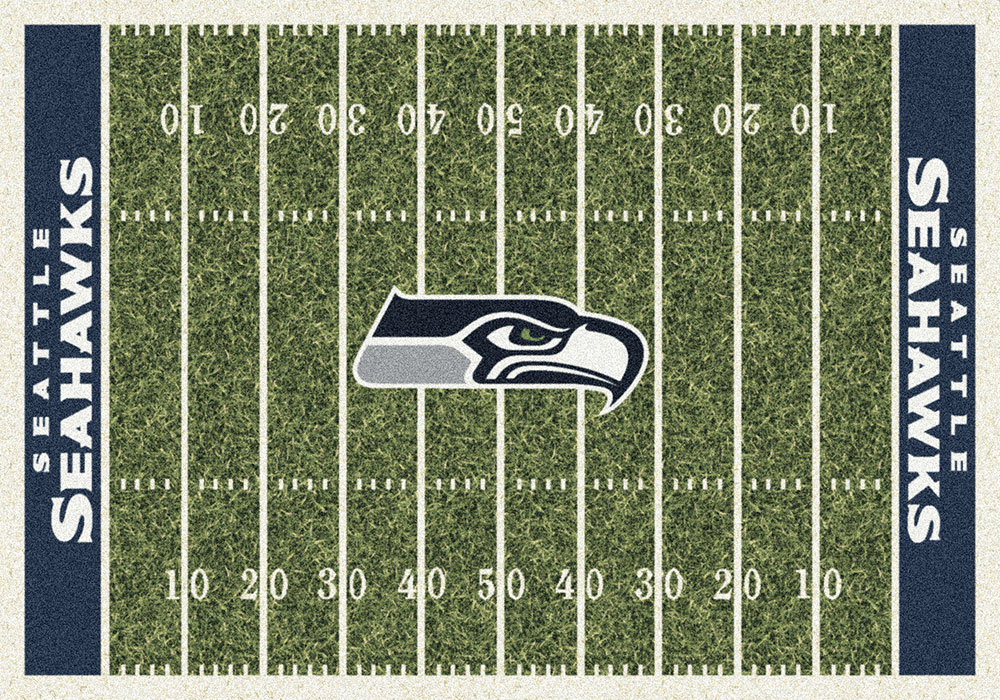 Seattle Seahawks Nfl Football Home Field Logo Area Rug P533321 C1084