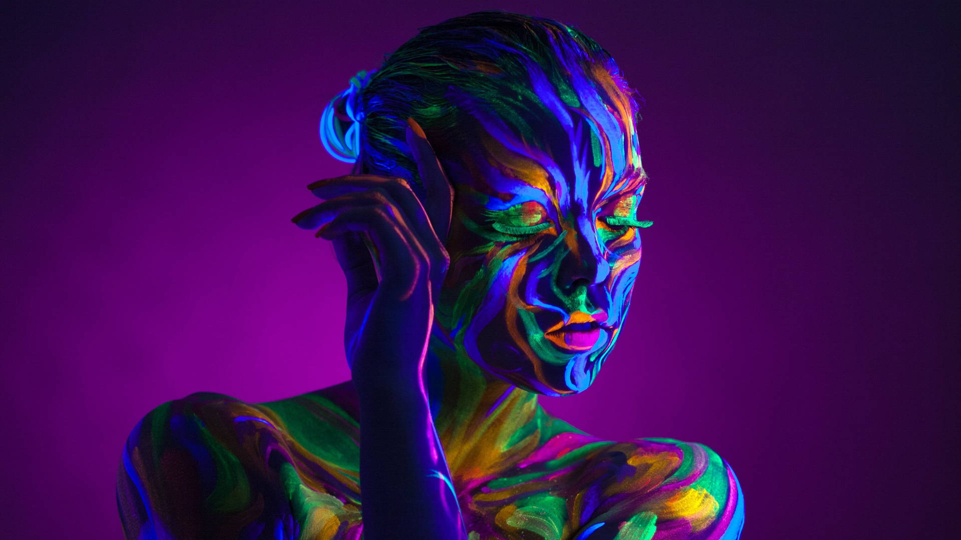 Neon Purple Wallpaper