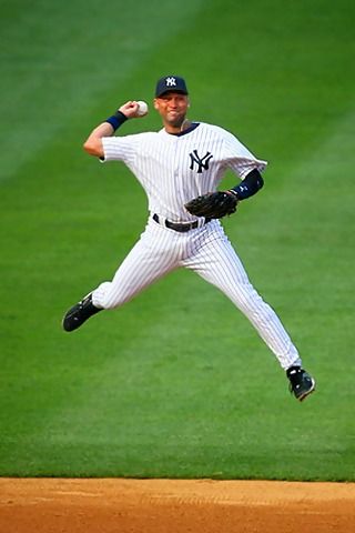 The Famous Leaping Jeter Throw New York Yankees