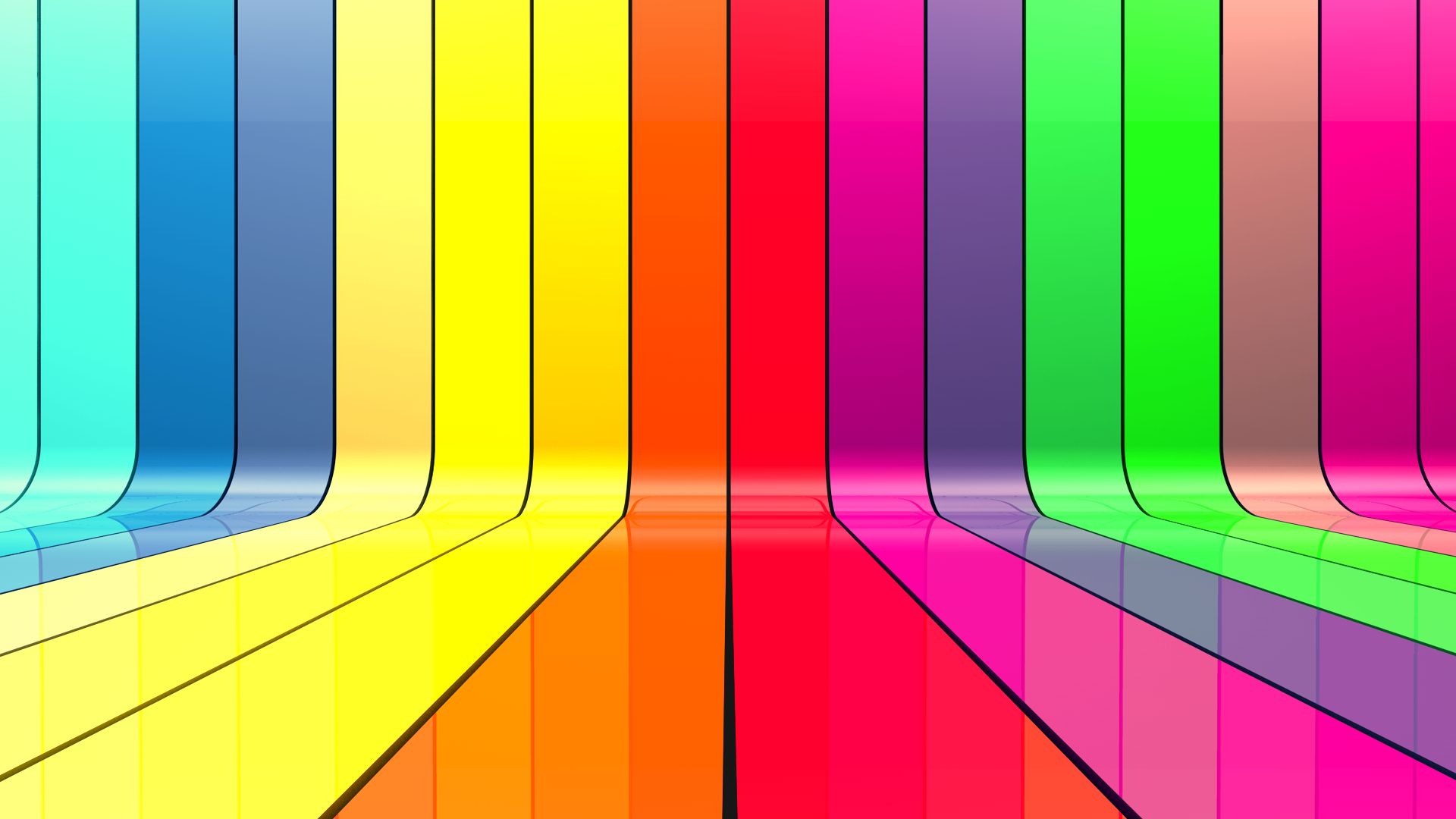 Red Pink Green Yellow Blue Violet Orange Stripes Background Pictures