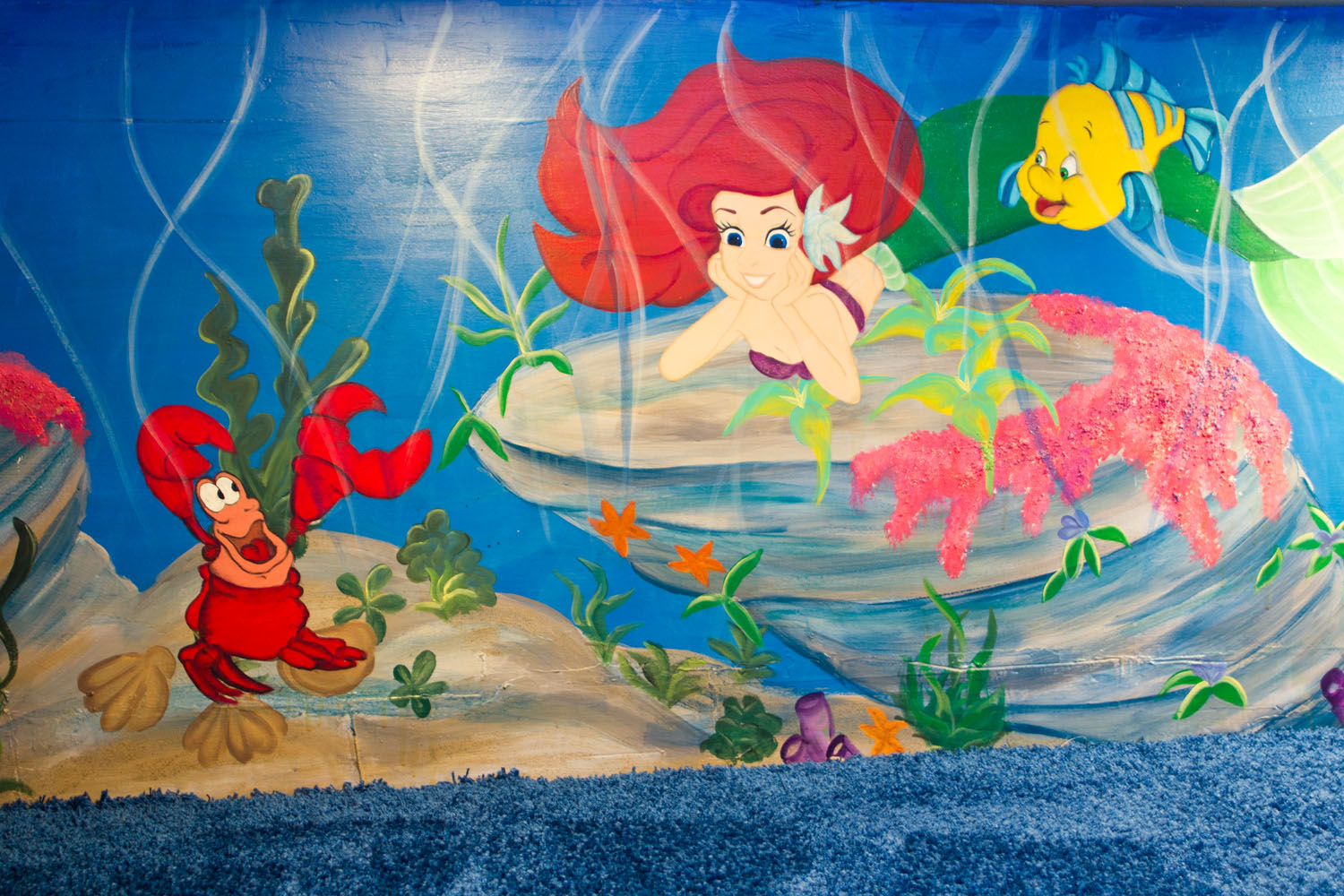Little Mermaid Wall Mural Vinyl Sticker Kids Room Stickalz