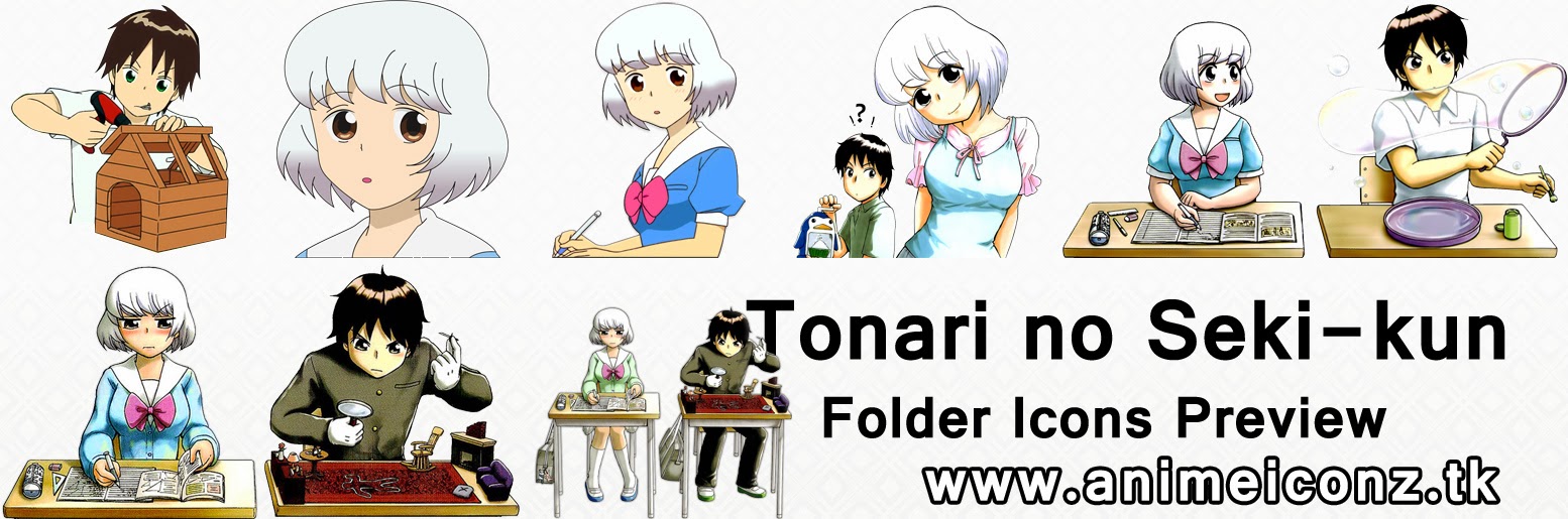 Tonari No Seki Kun Desktop Folder Icon Animeiconz