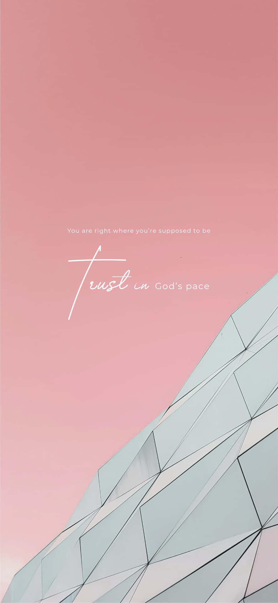 Pink Christian Wallpaper