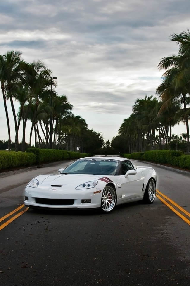 Corvette Z06 iPhone 4s Wallpaper