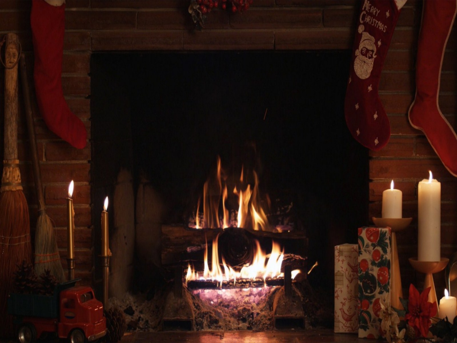 HD Fireplace Background Wallpapercraft