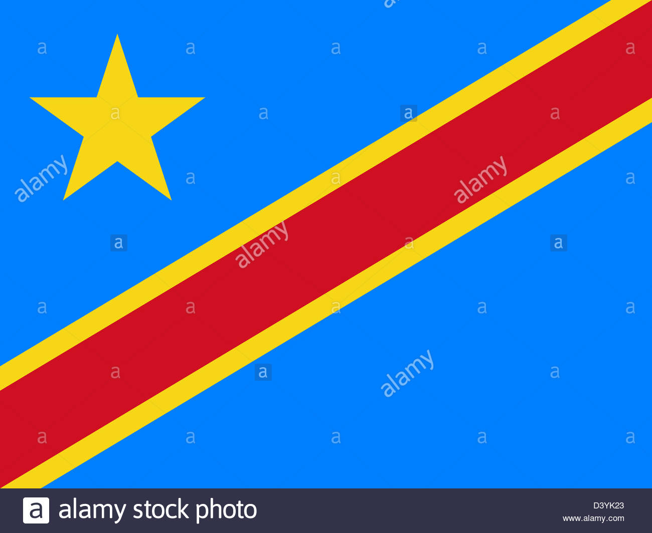 National Flag Of Congo Country World Background Wallpaper