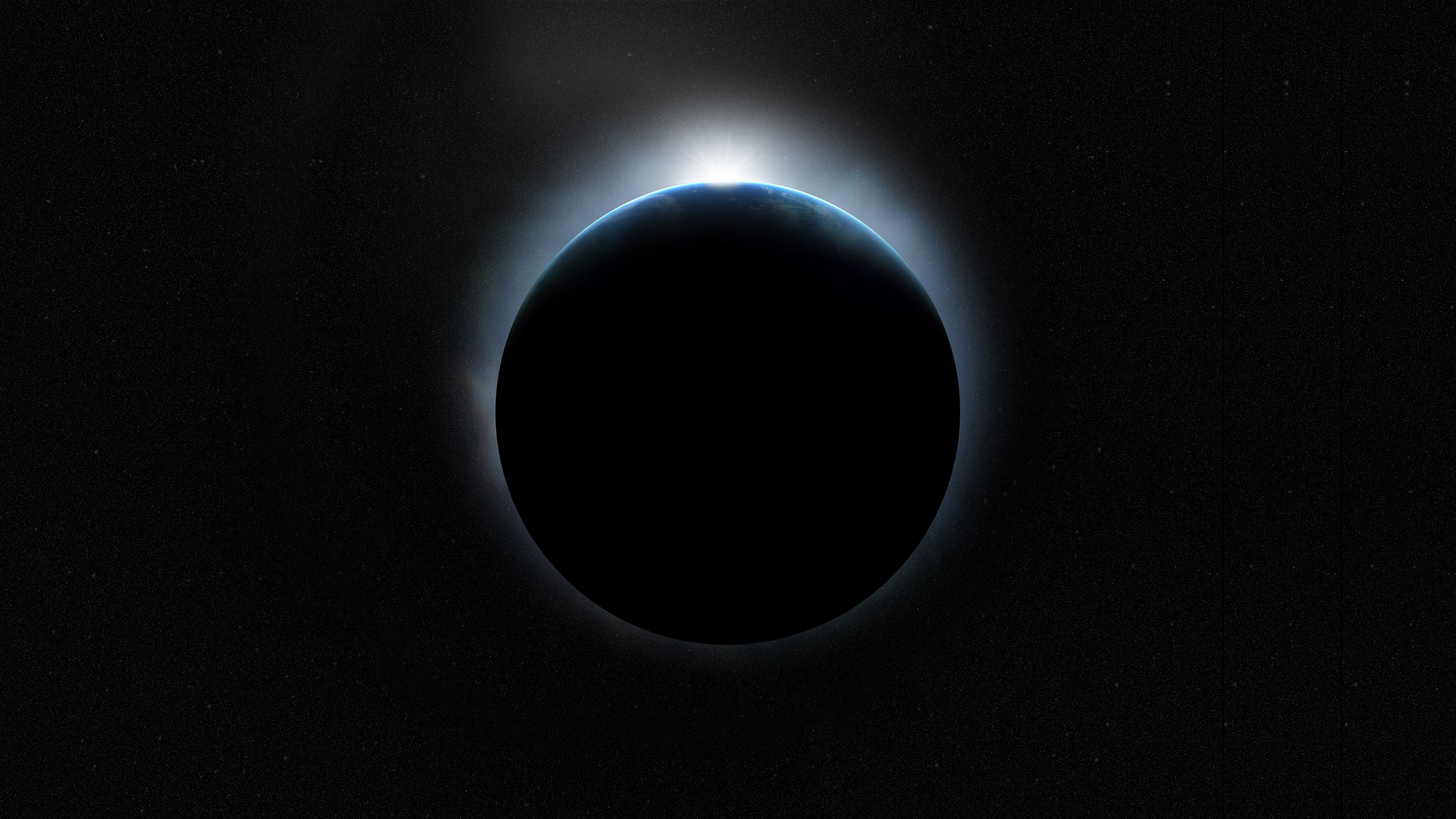 Solar Eclipse Desktop Background
