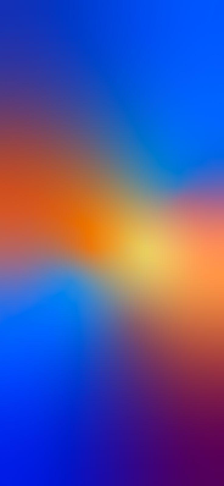 Blue To Orange Gradient For iPhone By Hk3ton On Black
