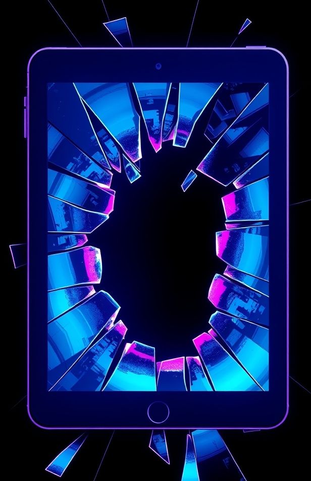 Broken iPad Wallpaper