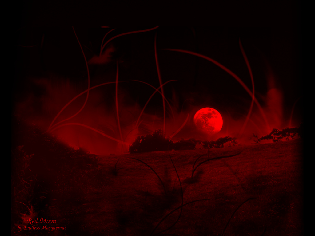 Red Moon Wallpaper By Endlessmasquerade