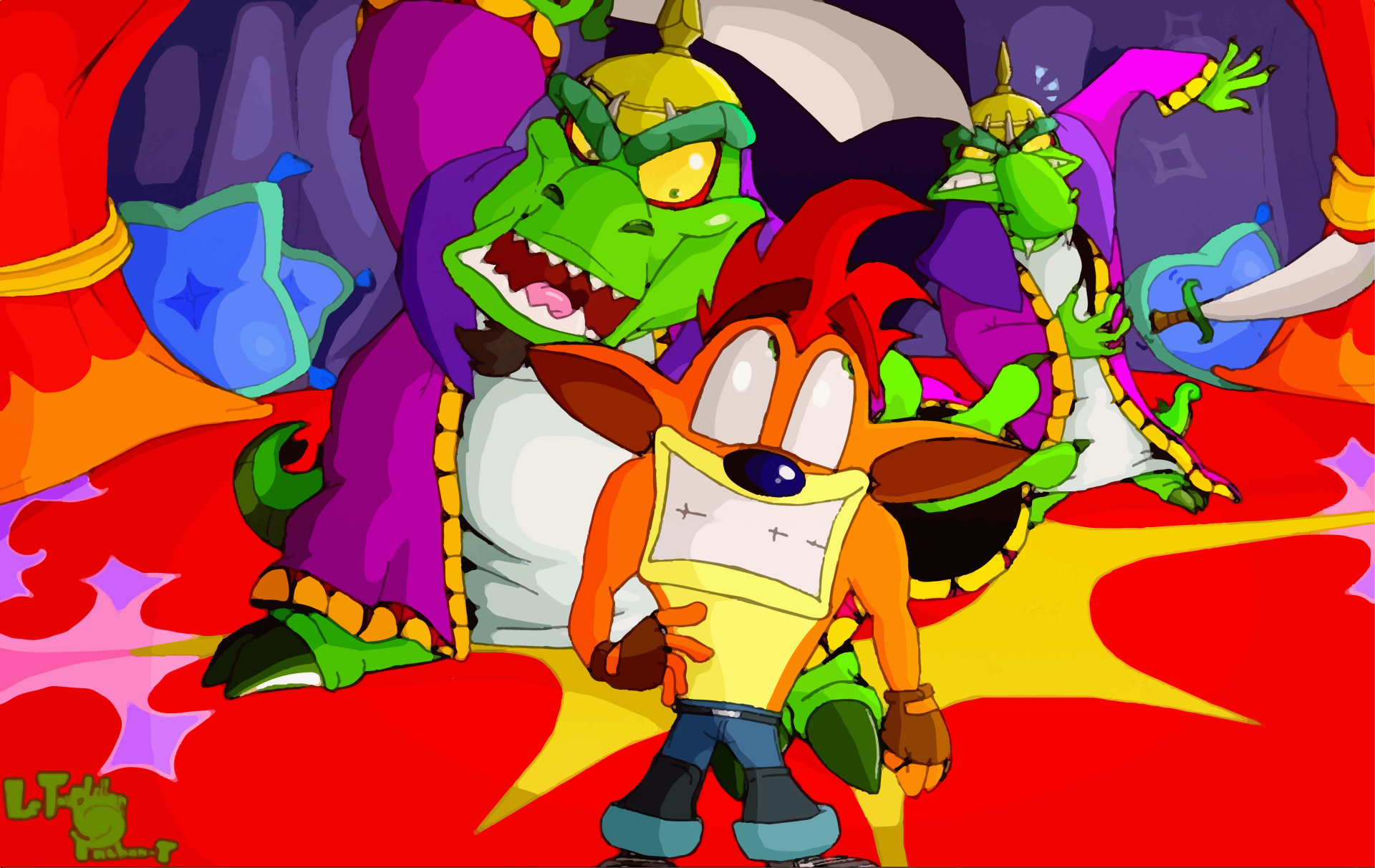 Crash Bandicoot Cortex Strikes Back Hd Wallpaper Background