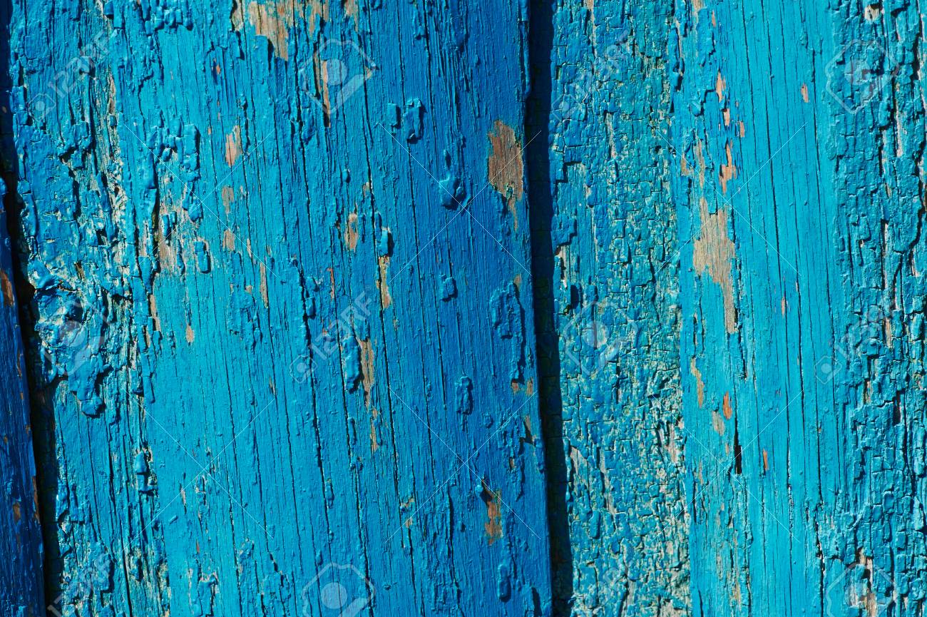Aged Grunge Weathered Blue Door Wood Texture Mediterranean
