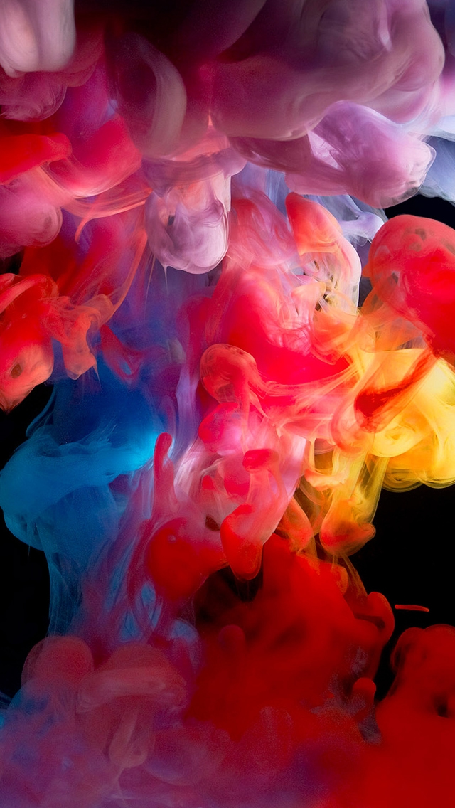 Colorful Smoke Background Wallpaper