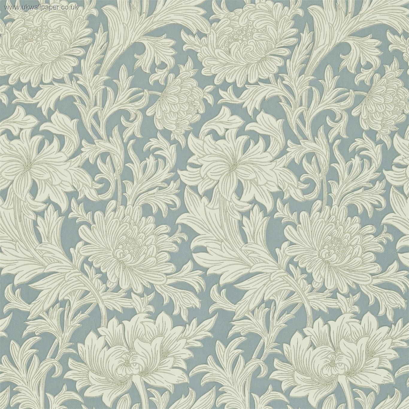 William Morris Chrysanthemum Wallpaper