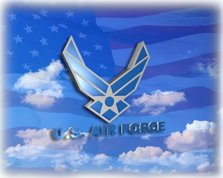 Us Air Force Logo Wallpaper Air force desktop by chrippy
