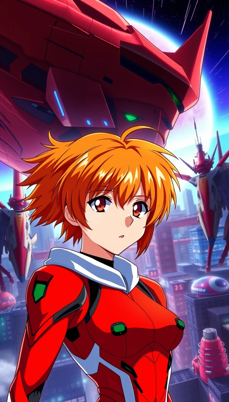 Asuka Langley Soryu Phone Wallpaper