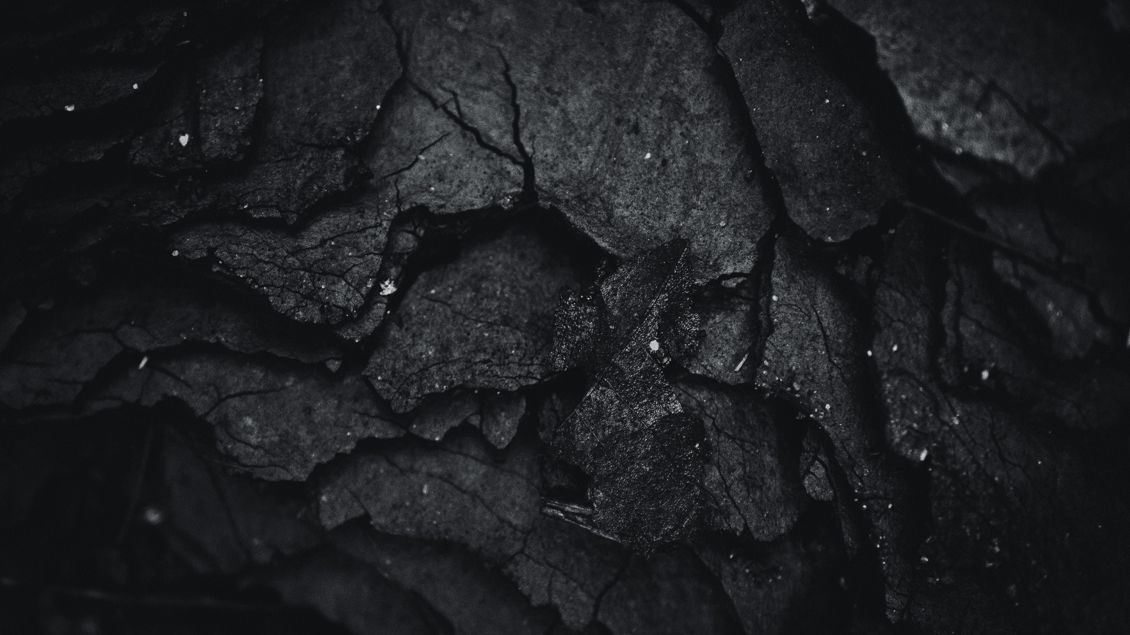 Dark Stone Texture Wallpaper