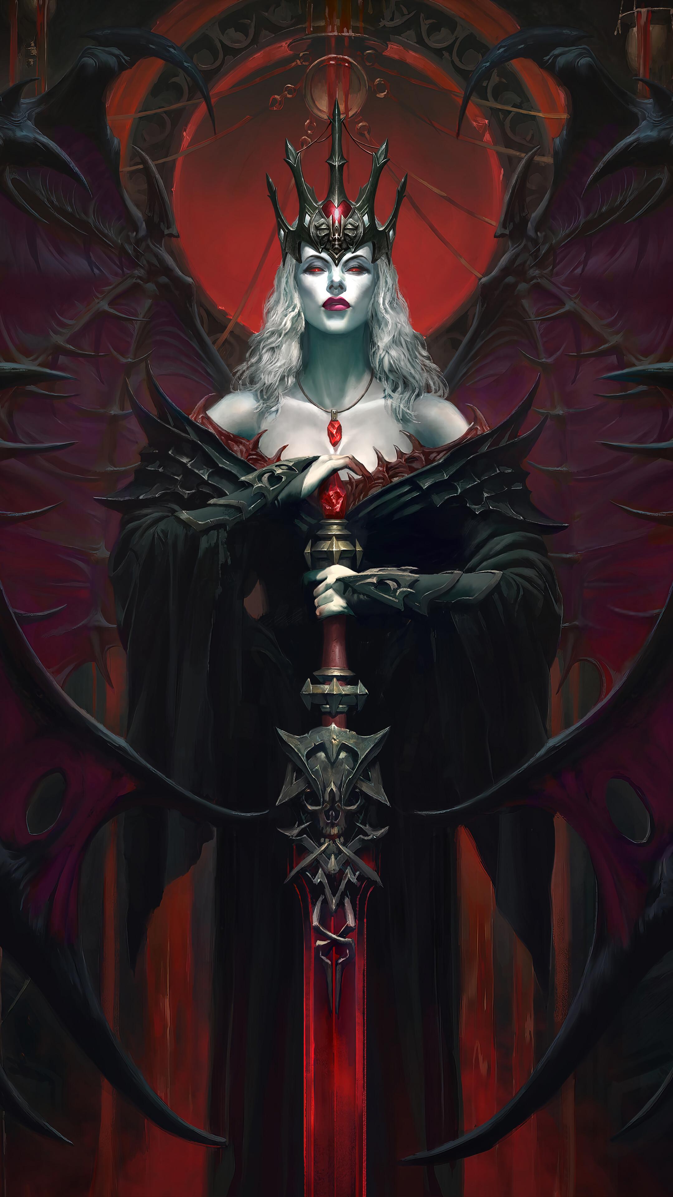 Diablo Immortal Monster The Countess 4K Phone iPhone Wallpaper 3671a