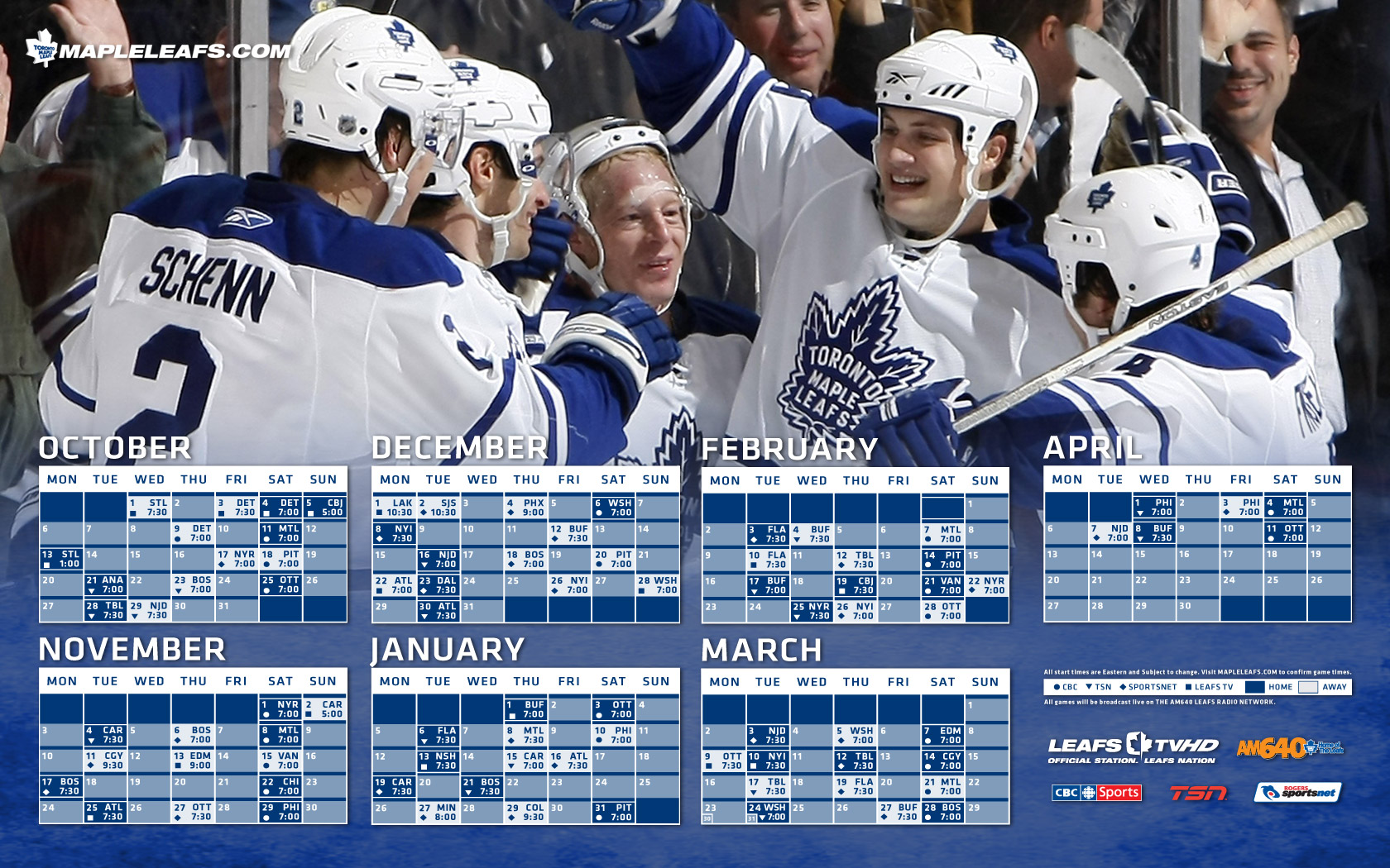 Schedule Wallpaper Screen