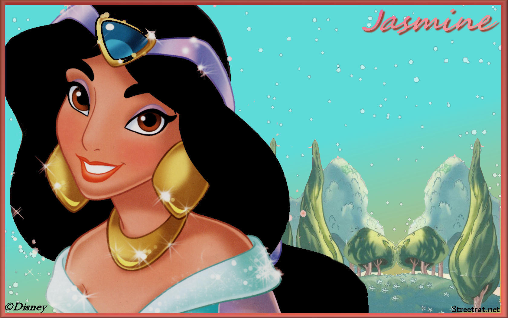 All Disney Princess  Jasmine  Pink Background Wallpaper Download  MobCup