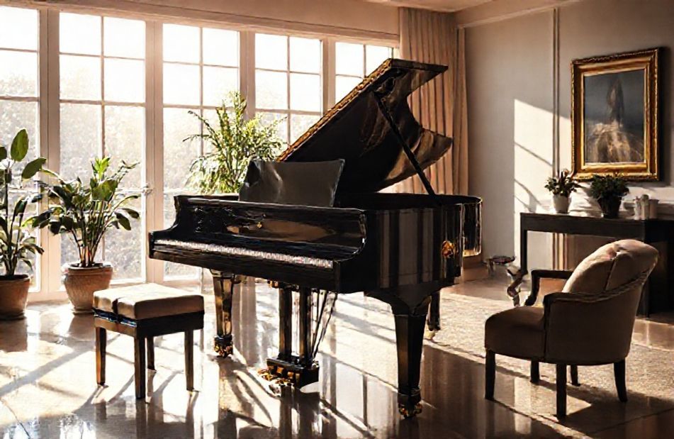 Grand Piano Wallpaper