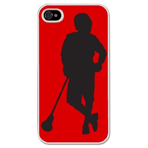 Lacrosse iPhone Case We Be Lax N Silhouette Green Background
