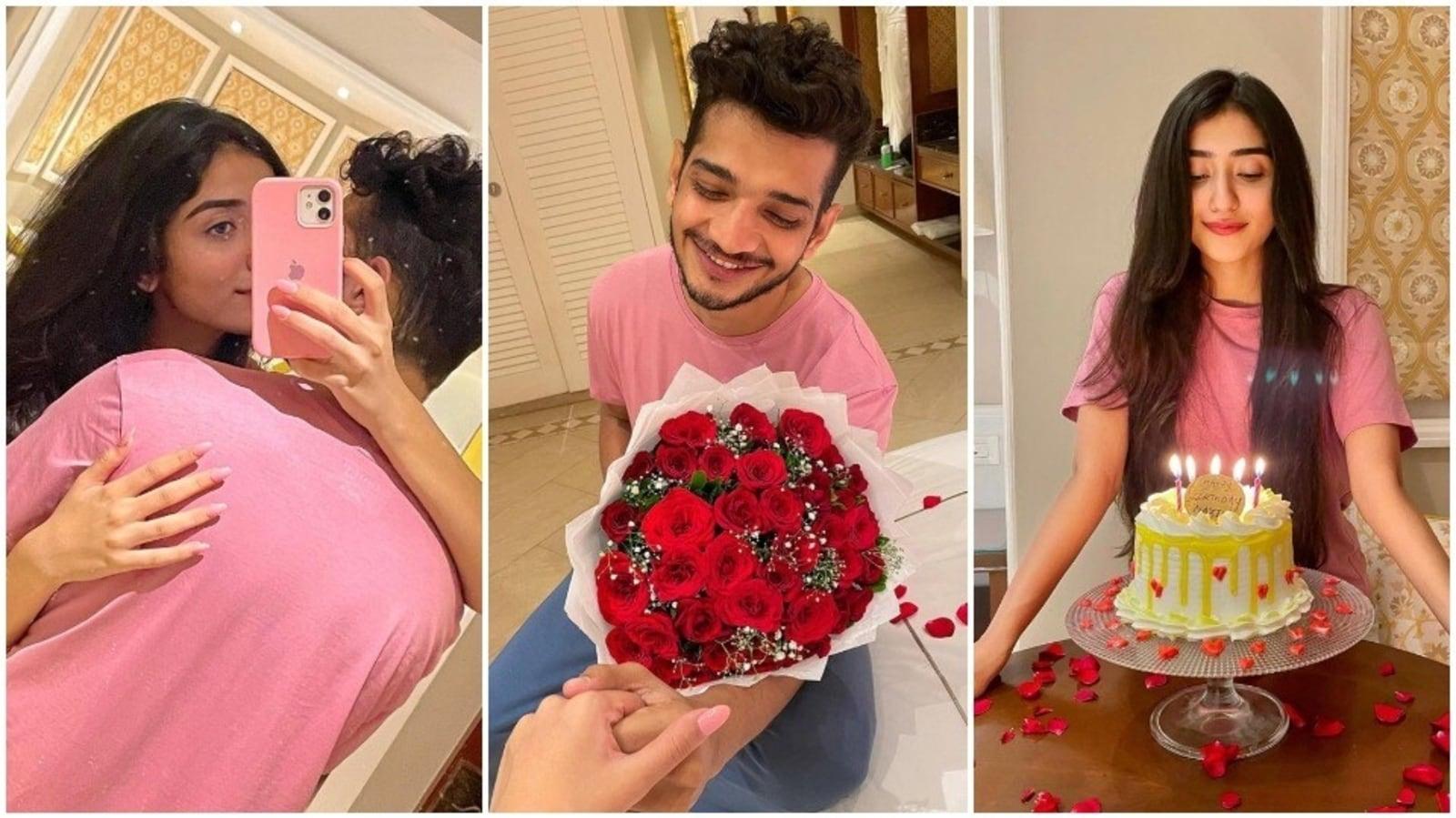 Munawar Faruqui Celebrates Girlfriend S BirtHDay With Roses