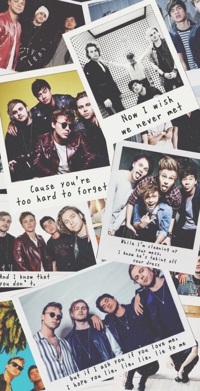 5sos Then Now And Forever Wallpaper Lyrics
