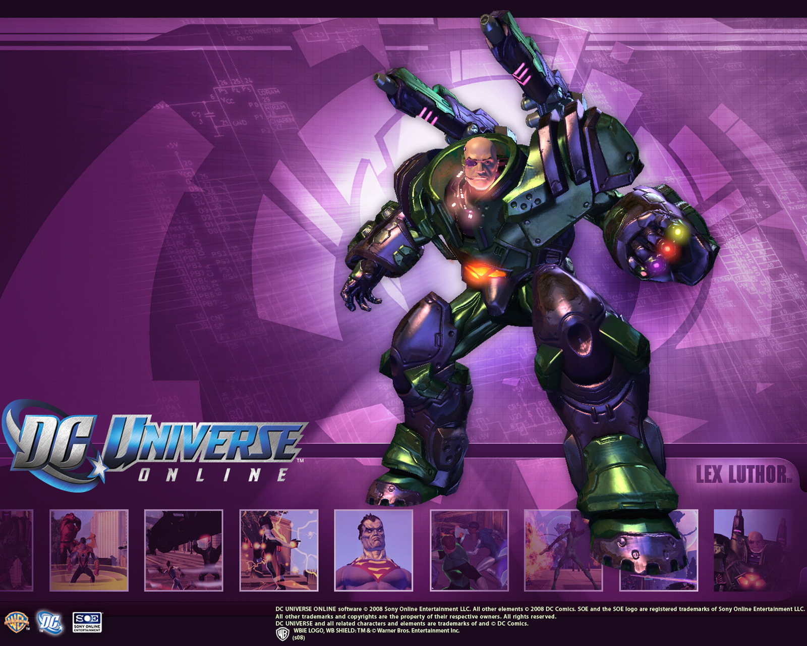 Lex Luthor Dc Universe Online Wallpaper Desktop