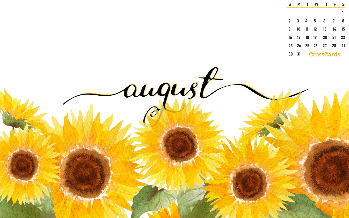 FREE August wallpapers  14 to choose from for desktop and phone