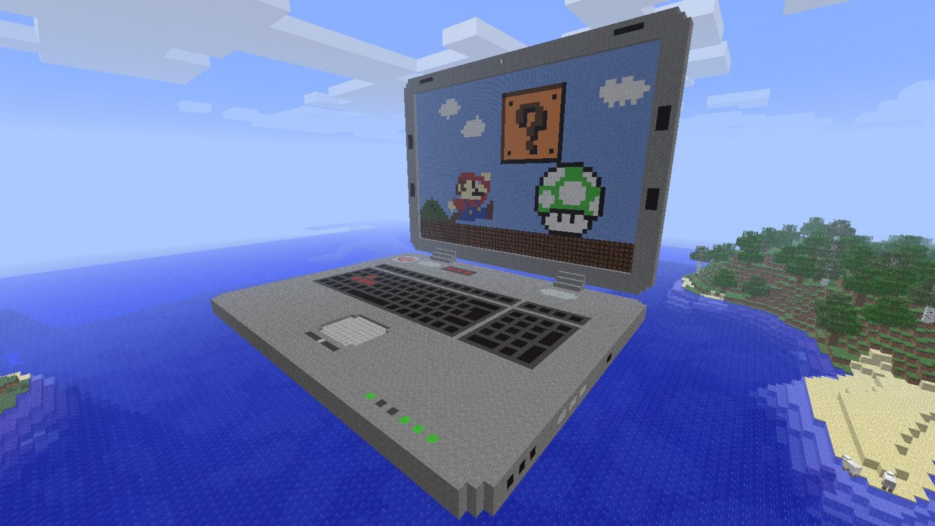Puters Mario Laptops Minecraft Wallpaper