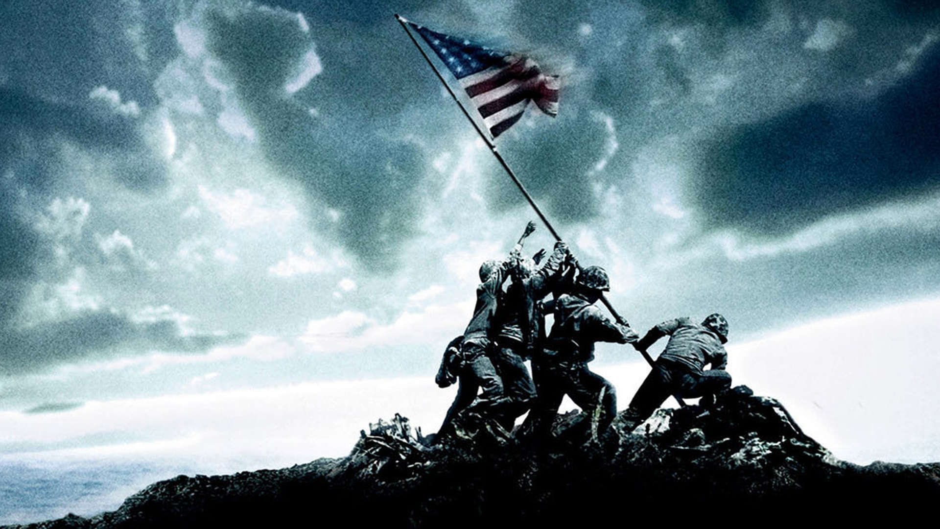 Iwo Jima Flag Raising Wallpaper