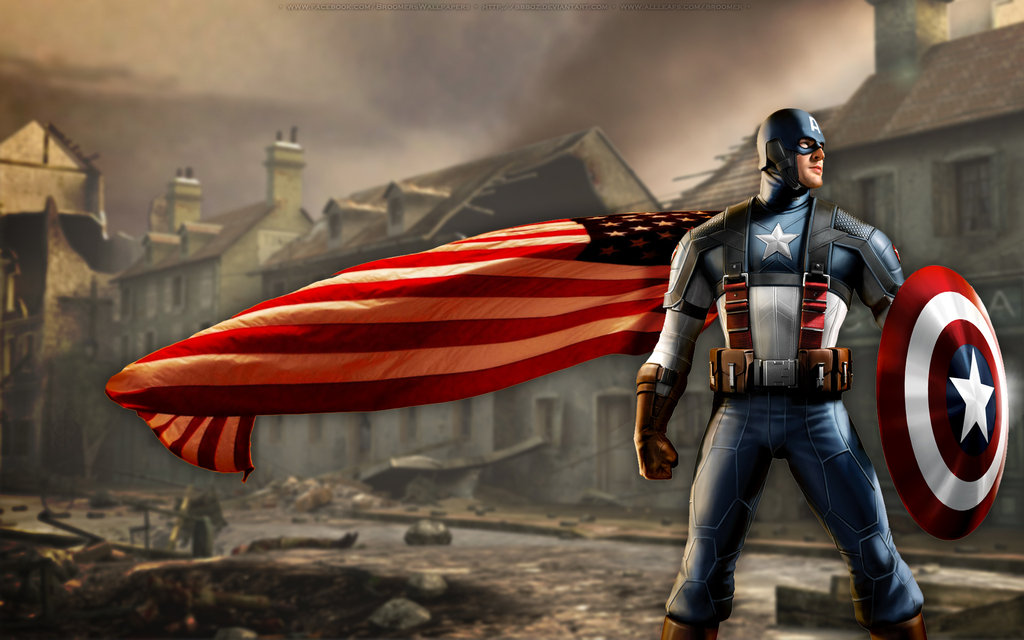 Captain America Wallpaper V2 By Bbboz