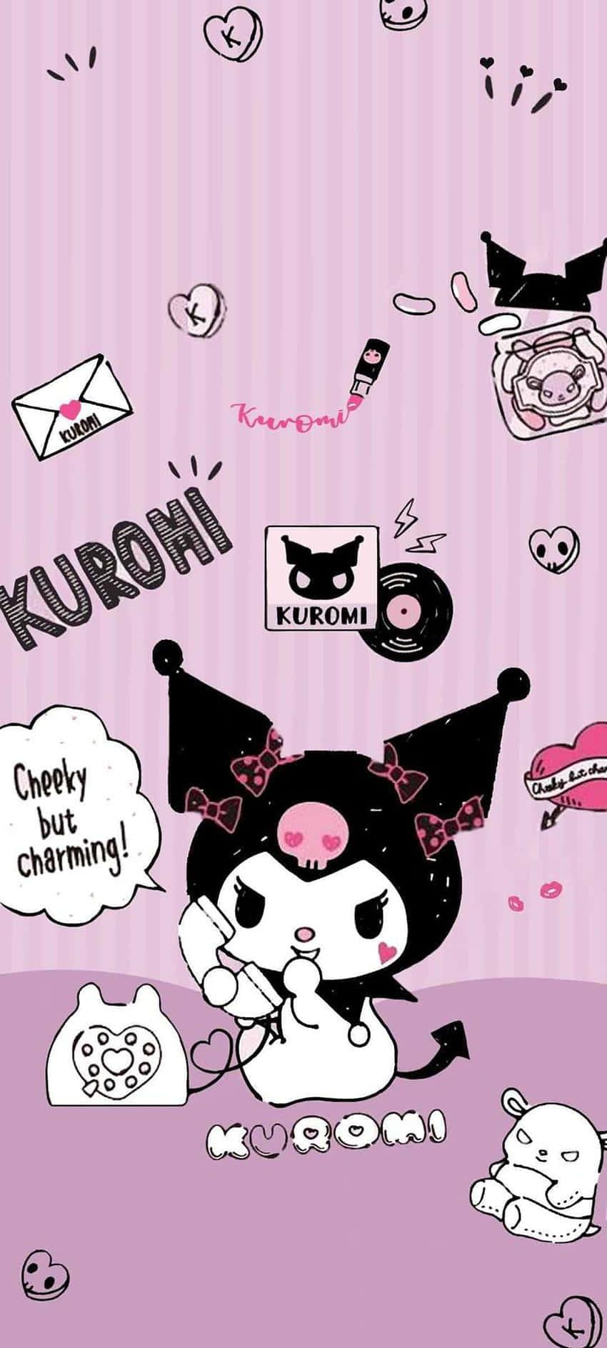 Download Show your true colors with Emo Hello Kitty Wallpaper