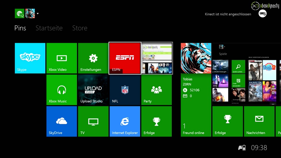 Xbox One Dashboard Zahlreiche Screenshots Zum System Update Februar